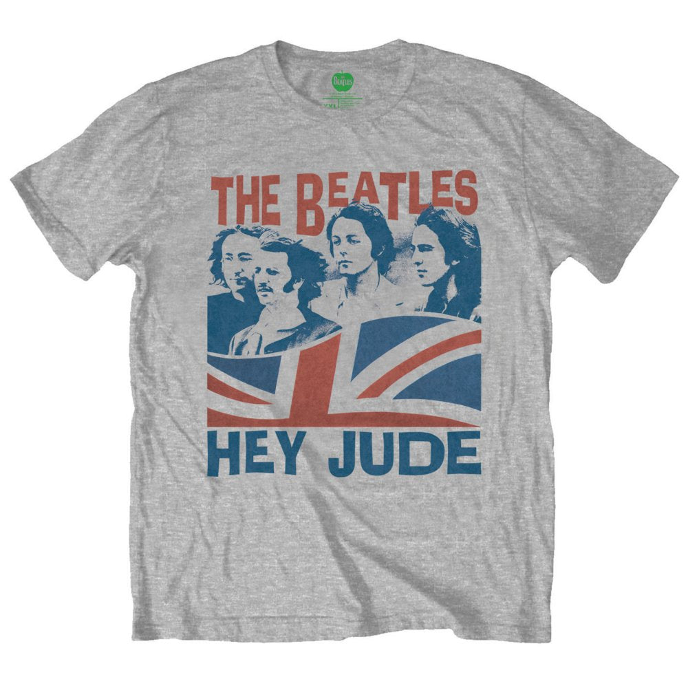 The Beatles Unisex T-Shirt: Windswept/Hey Jude T-Shirt