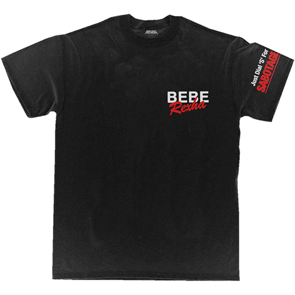 Bebe Rexha Unisex T-Shirt: Queen of Sabotage (Back Print) T-Shirt