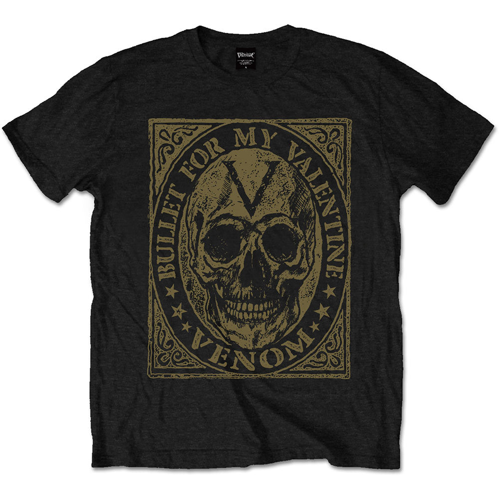 Bullet For My Valentine Unisex T-Shirt: Venom Skull T-Shirt