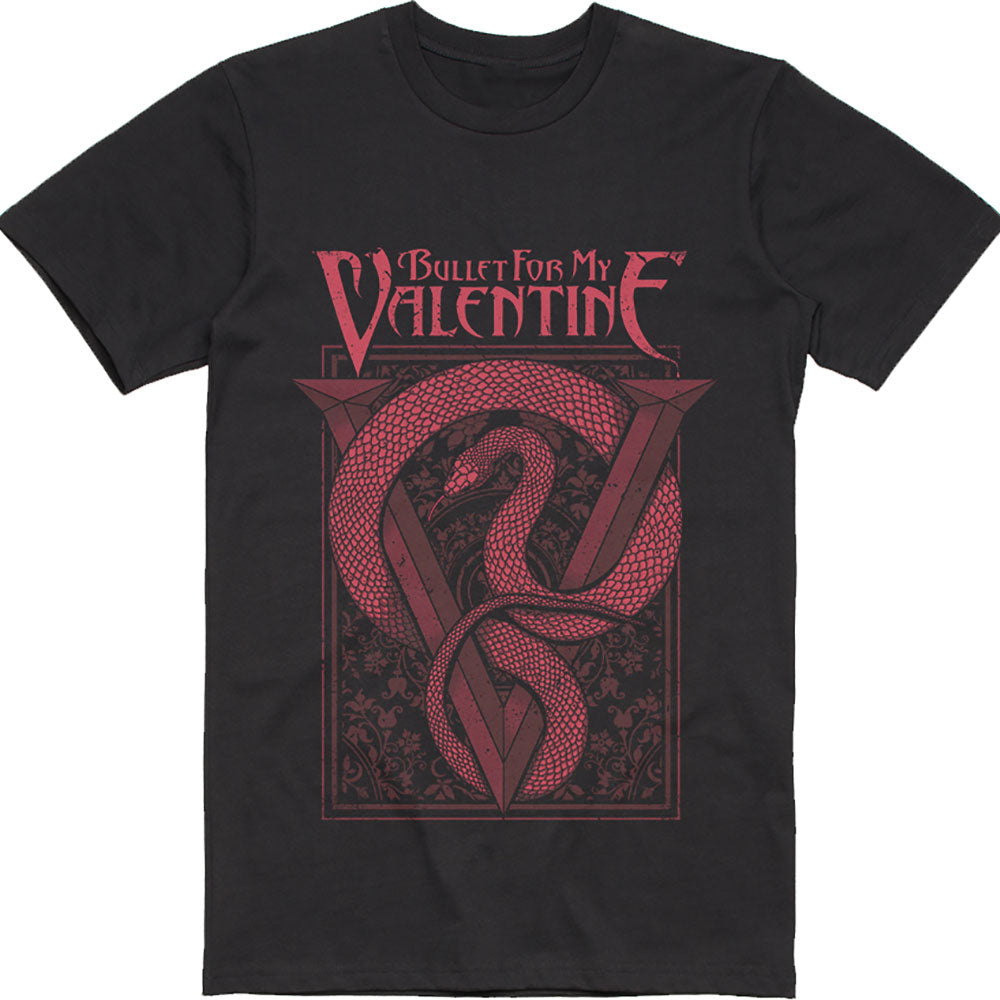 Bullet For My Valentine Unisex T-Shirt: Red Snake T-Shirt
