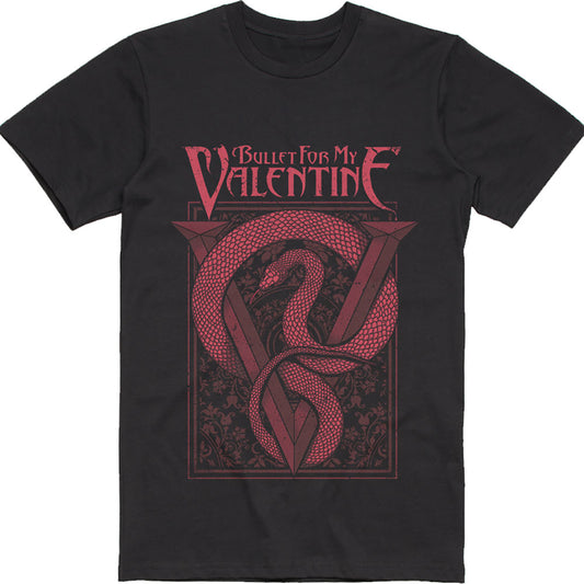 Bullet For My Valentine Unisex T-Shirt: Red Snake T-Shirt