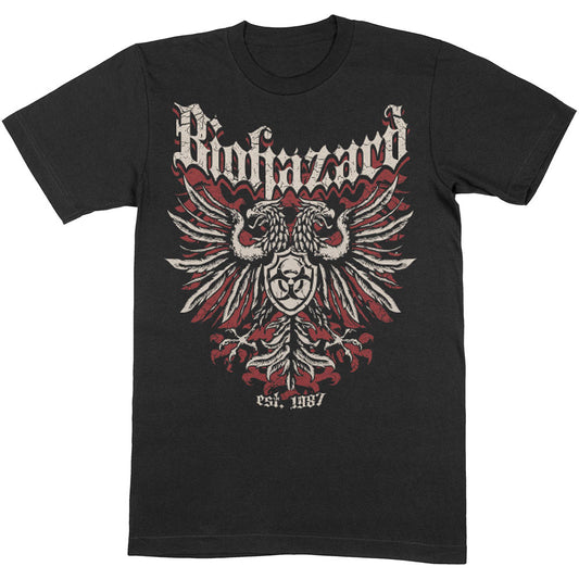 Biohazard Unisex T-Shirt: Crest T-Shirt