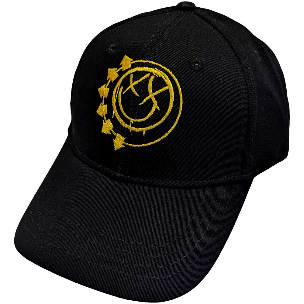 Blink-182 Unisex Baseball Cap: Yellow Six Arrow Smile Baseballpet