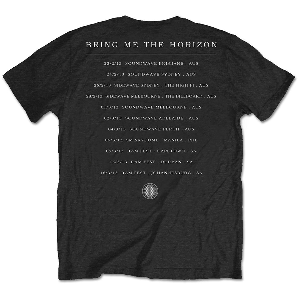Bring Me The Horizon Unisex T-Shirt: Sempiternal Tour (Back Print) T-Shirt
