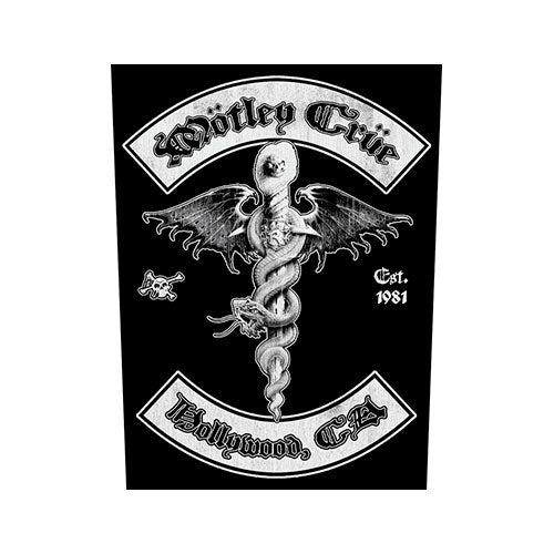Motley Crue Back Patch: Hollywood Achterpatch