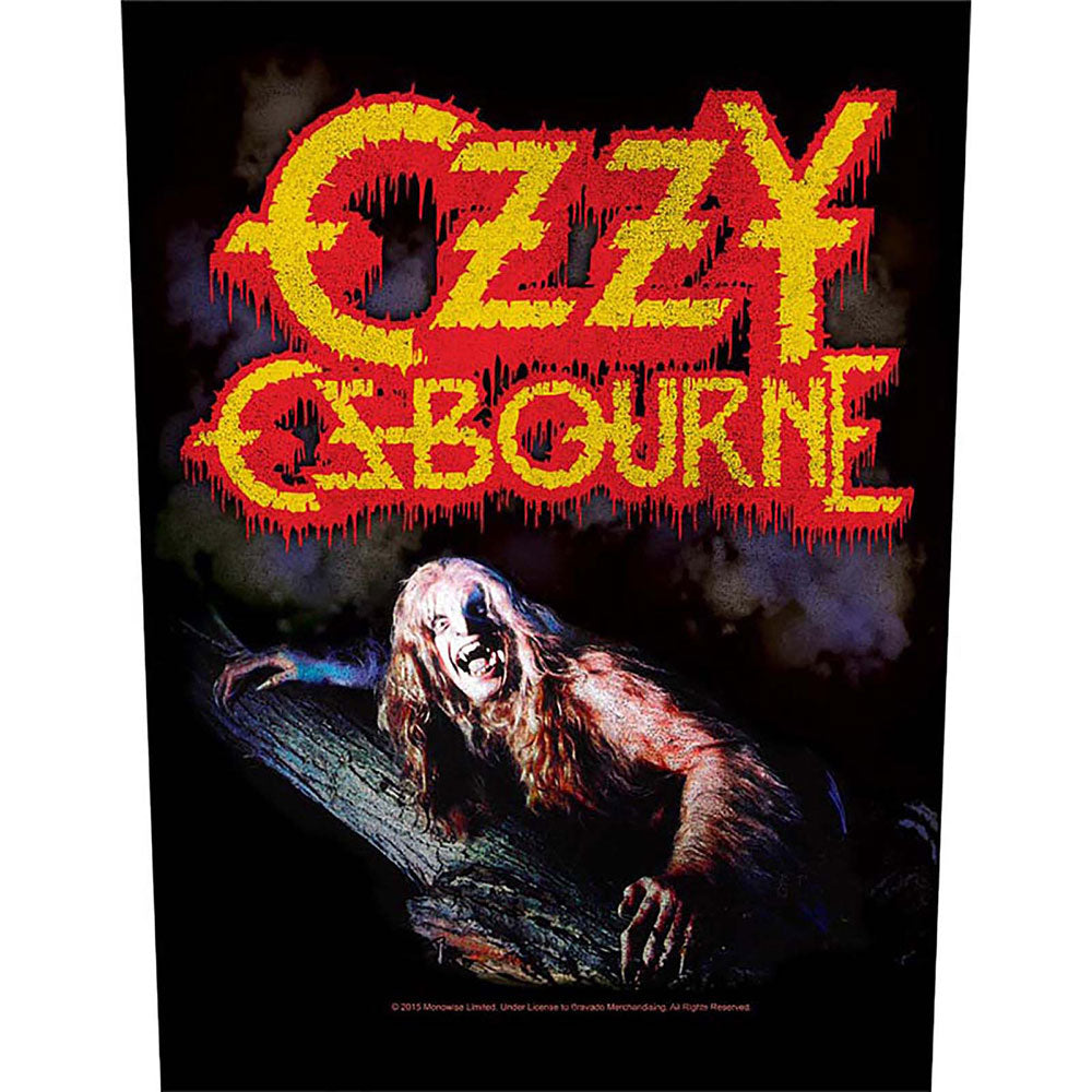 Ozzy Osbourne Back Patch: Bark At The Moon Achterpatch