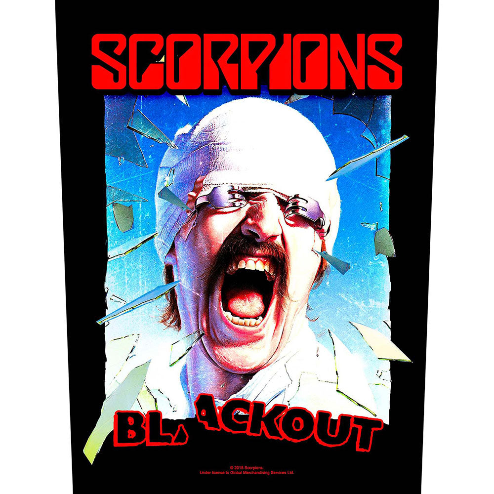 Scorpions Back Patch: Blackout Achterpatch