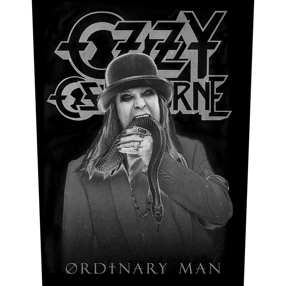Ozzy Osbourne Back Patch: Ordinary Man Achterpatch