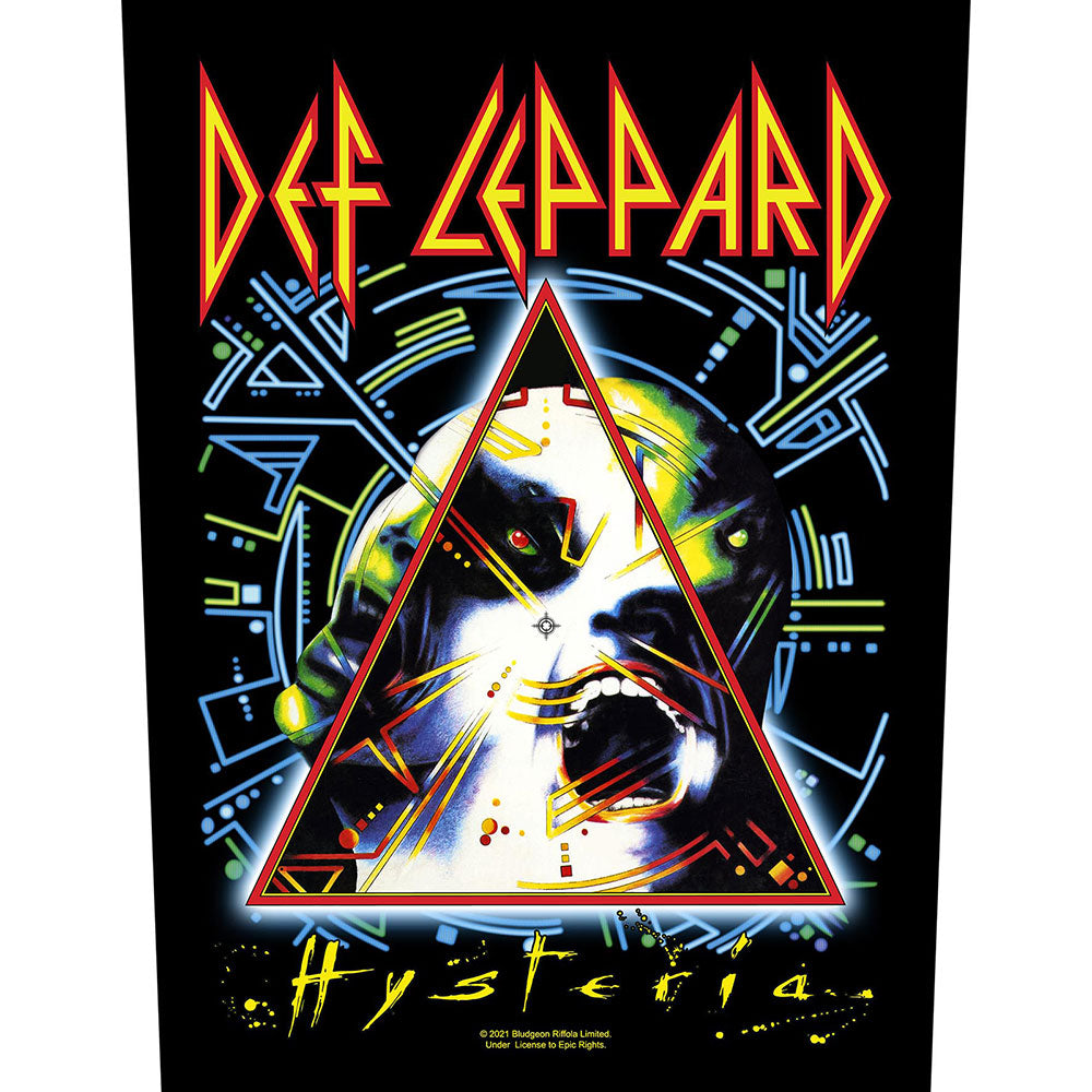 Def Leppard Back Patch: Hysteria Achterpatch