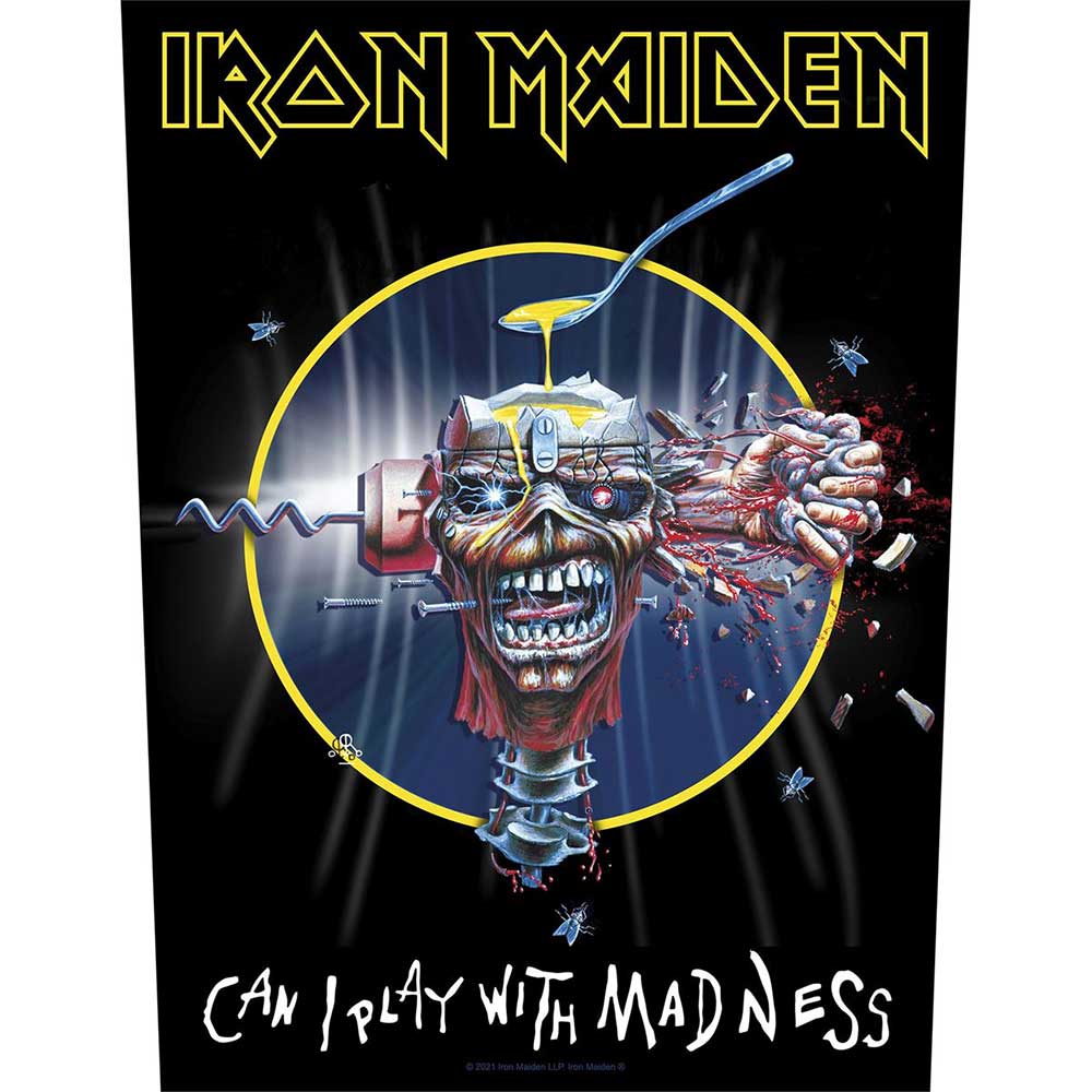 Iron Maiden Back Patch: Can I Play With Madness Achterpatch