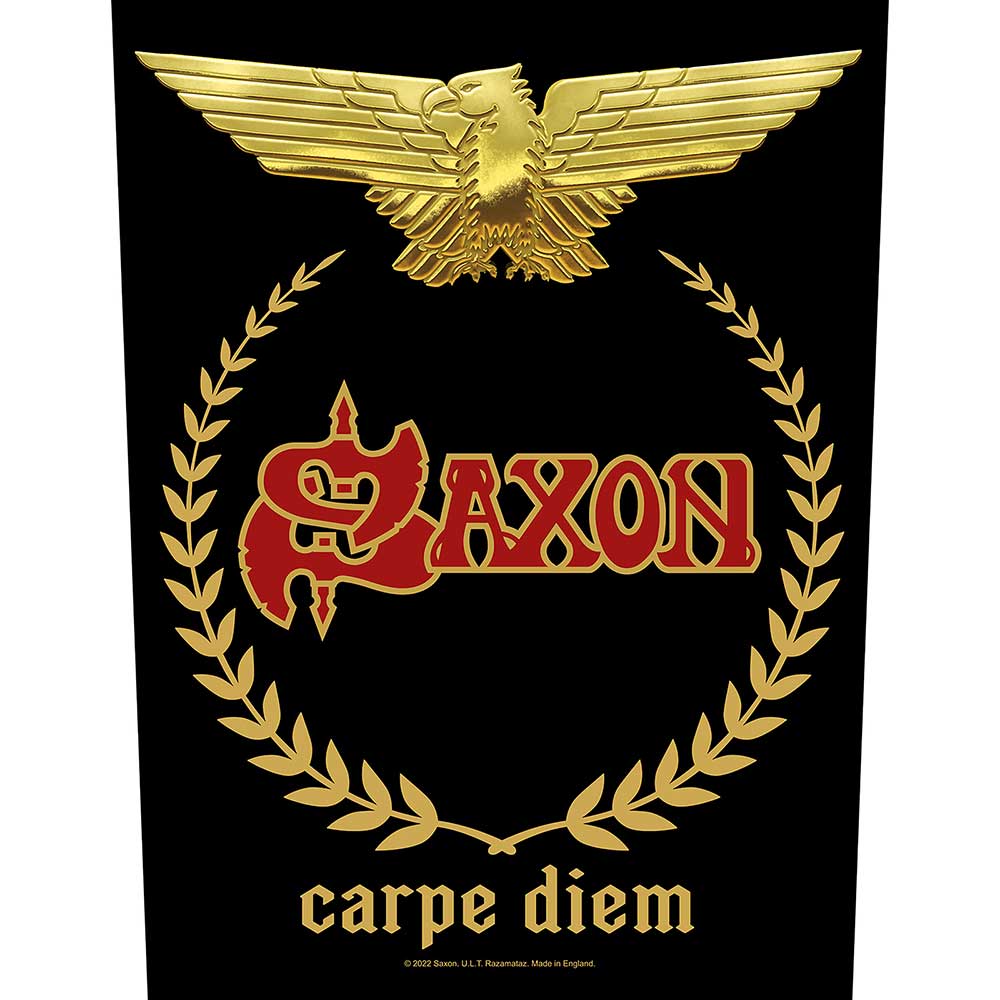 Saxon Back Patch: Carpe Diem Achterpatch
