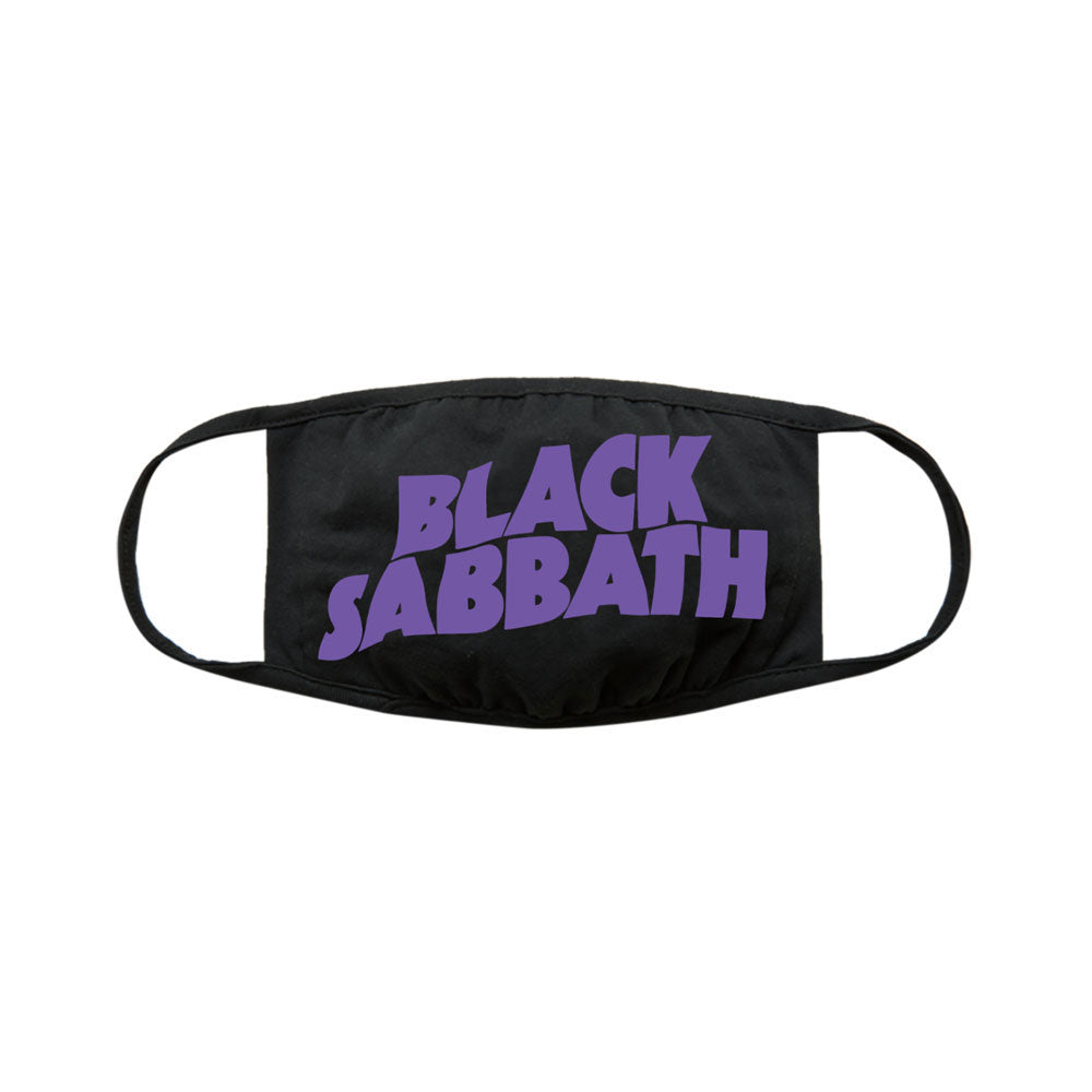 Black Sabbath Face Mask: Wavy Logo Gezichtsmasker