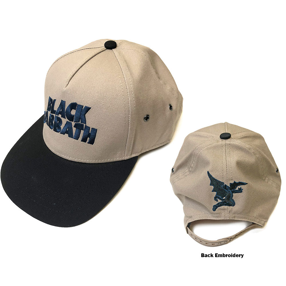 Black Sabbath Unisex Snapback Cap: Wavy Logo Snapback-pet