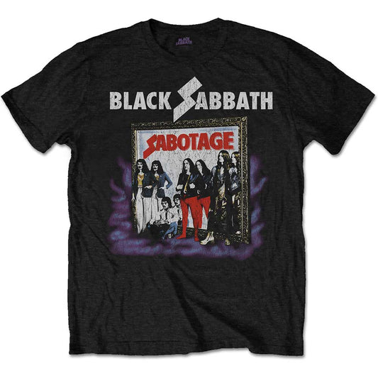Black Sabbath Unisex T-Shirt: Sabotage Vintage T-Shirt