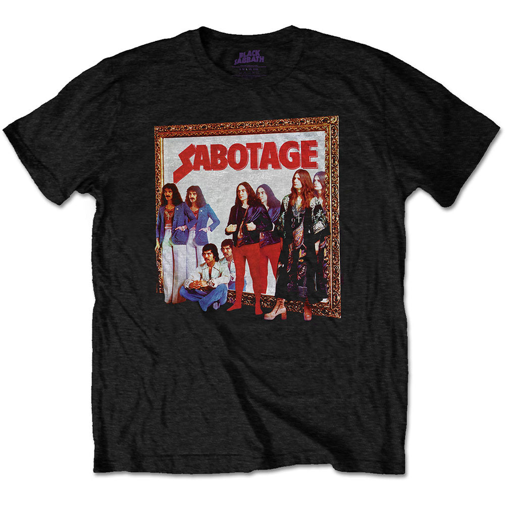 Black Sabbath Unisex T-Shirt: Sabotage (Back Print) T-Shirt