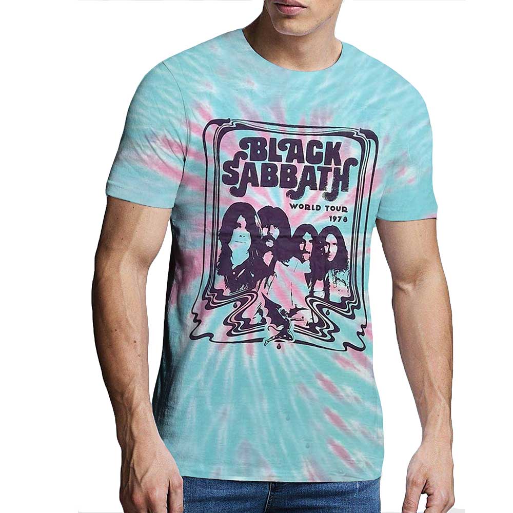 Black Sabbath Unisex T-Shirt: World Tour '78 (Wash Collection) T-Shirt