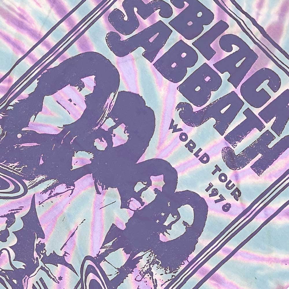 Black Sabbath Unisex T-Shirt: World Tour '78 (Wash Collection) T-Shirt