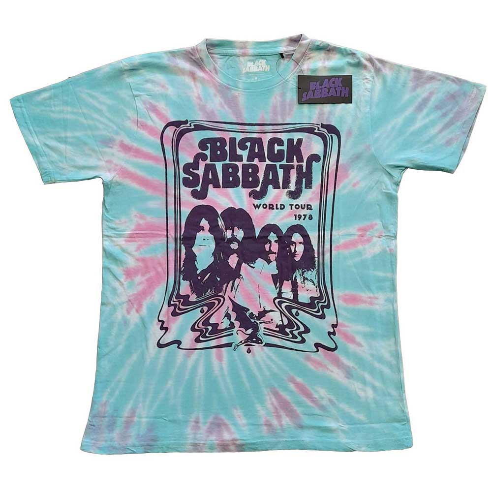 Black Sabbath Unisex T-Shirt: World Tour '78 (Wash Collection) T-Shirt