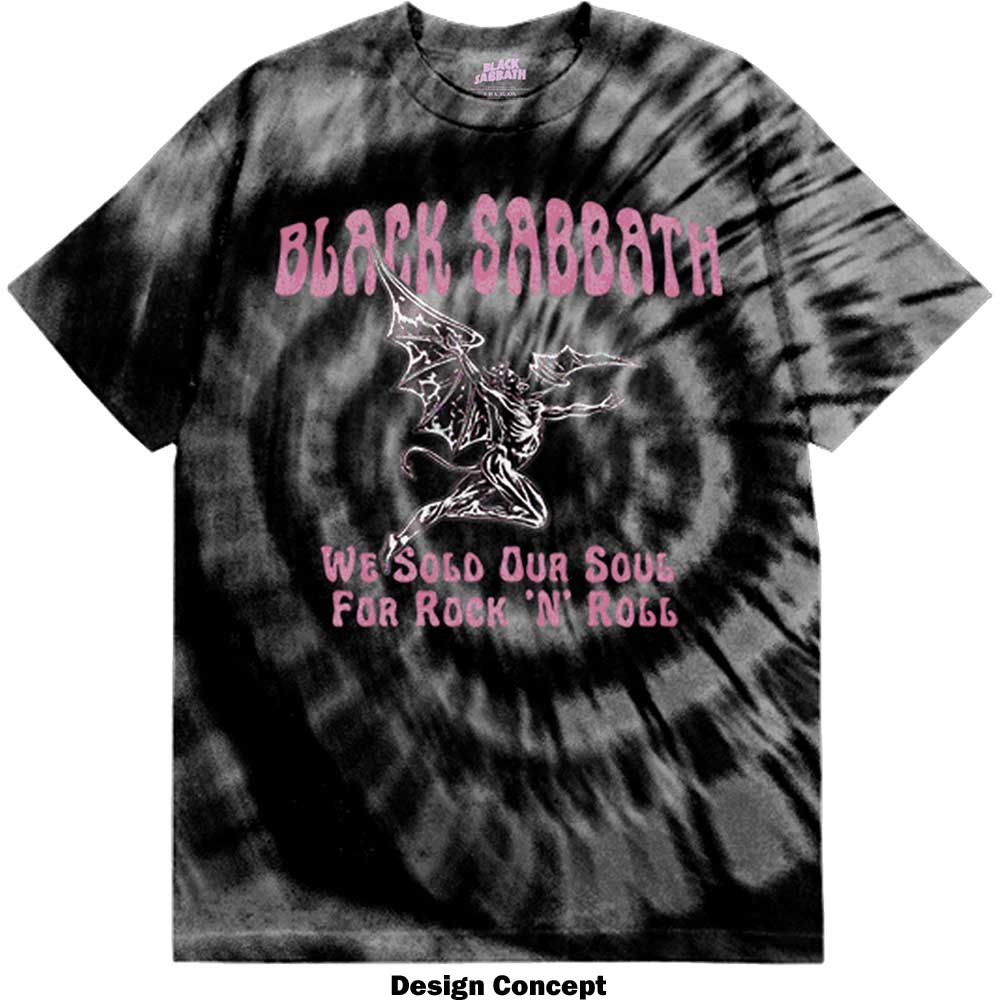 Black Sabbath Unisex T-Shirt: We Sold Our Soul For Rock N' Roll (Wash Collection) T-Shirt