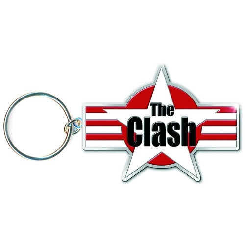 The Clash Keychain: Stars & Stripes (Enamel In-fill) Sleutelhanger