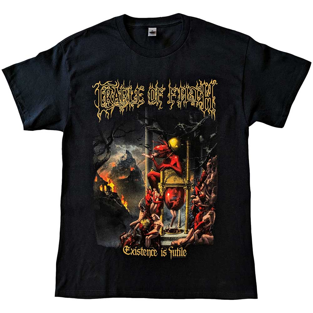 Cradle Of Filth Unisex T-Shirt: Existence is Futile (Back Print) T-Shirt