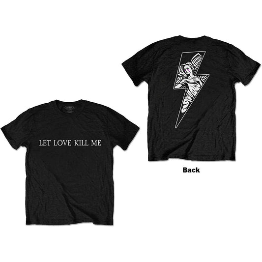 Creeper Unisex T-Shirt: Let Love Kill Me (Back Print) T-Shirt