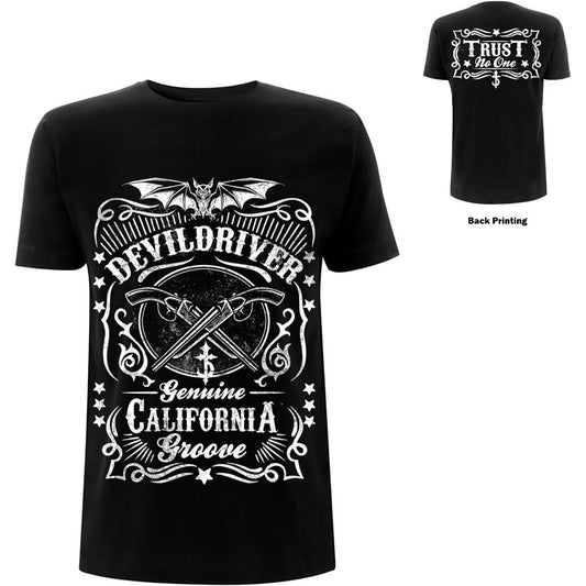 DevilDriver Unisex T-Shirt: Sawed Off (Back Print) T-Shirt