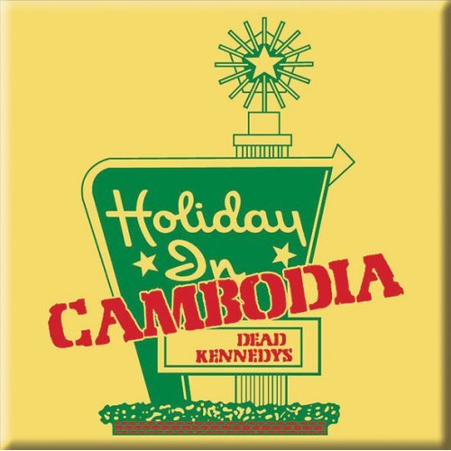 Dead Kennedys Fridge Magnet: Holiday in Cambodia Koelkastmagneet