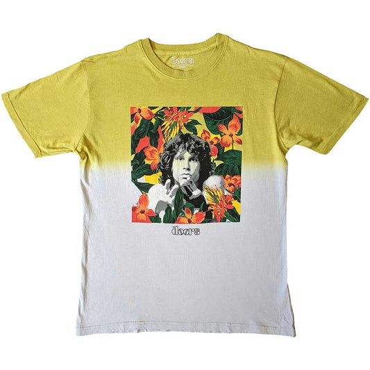 The Doors Unisex T-Shirt: Floral Square (Wash Collection) T-Shirt