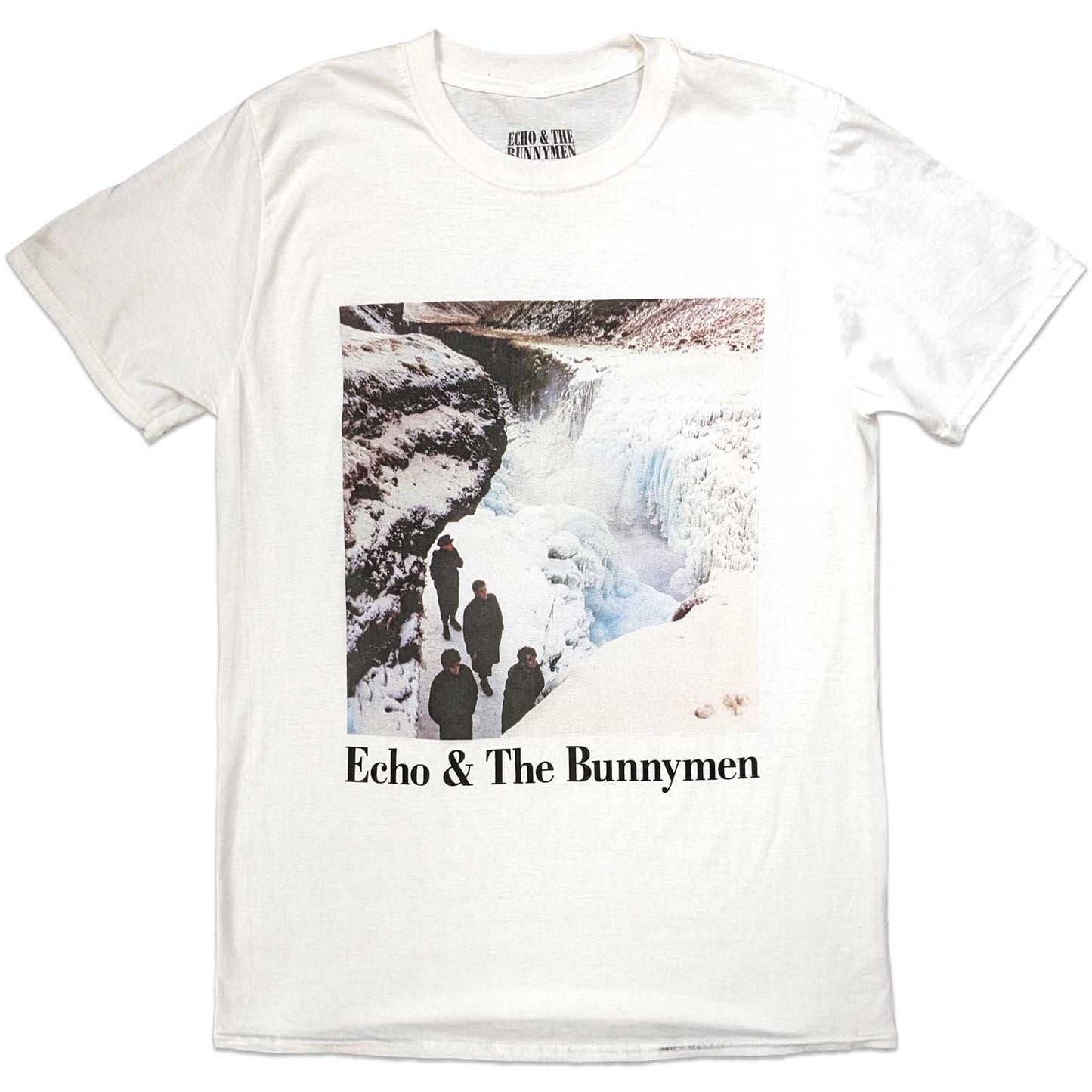 Een foto van een T-Shirt van Echo & The Bunnymen.