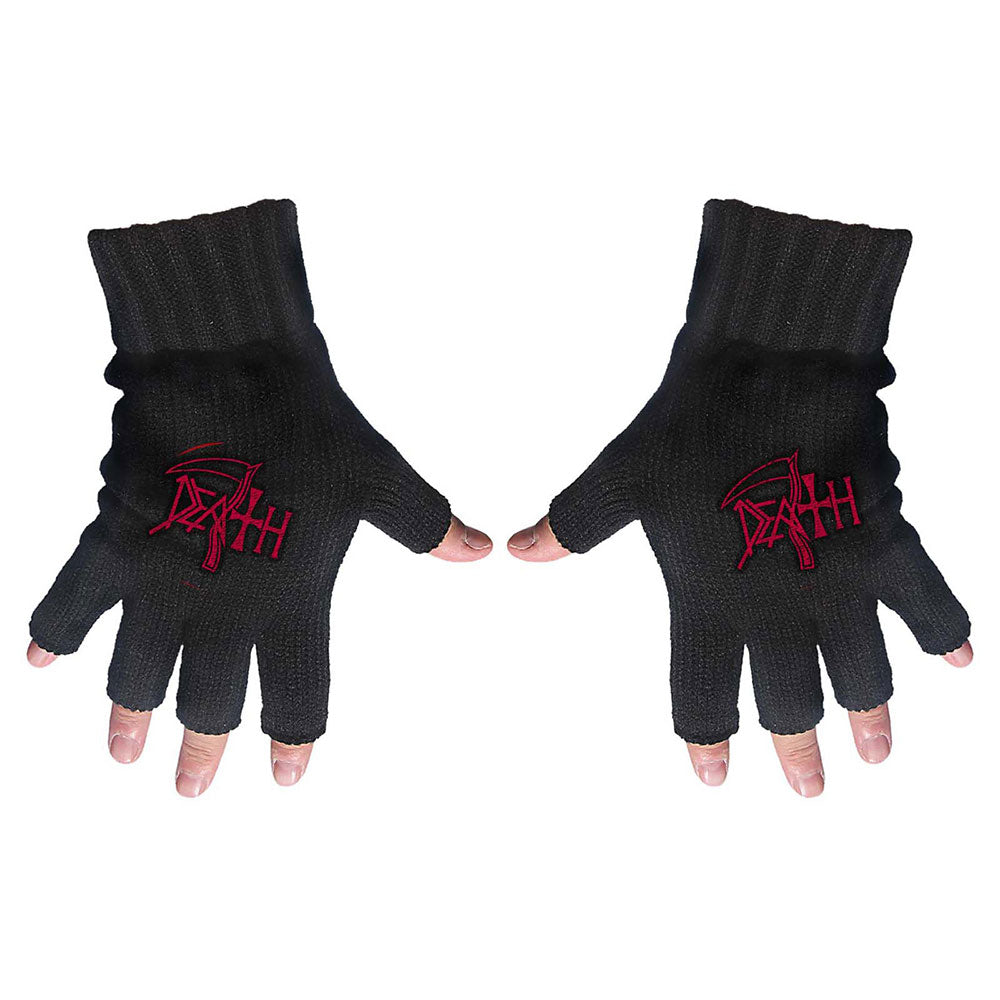 Death Unisex Fingerless Gloves: Logo Vingerloze handschoenen