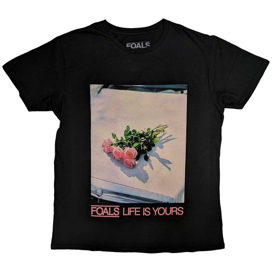 Een foto van een T-Shirt van Foals.
