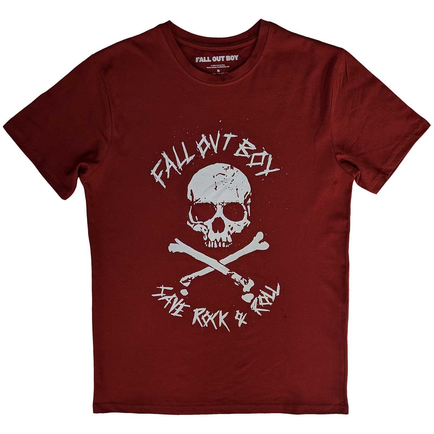 Een foto van een T-Shirt van Fall Out Boy.