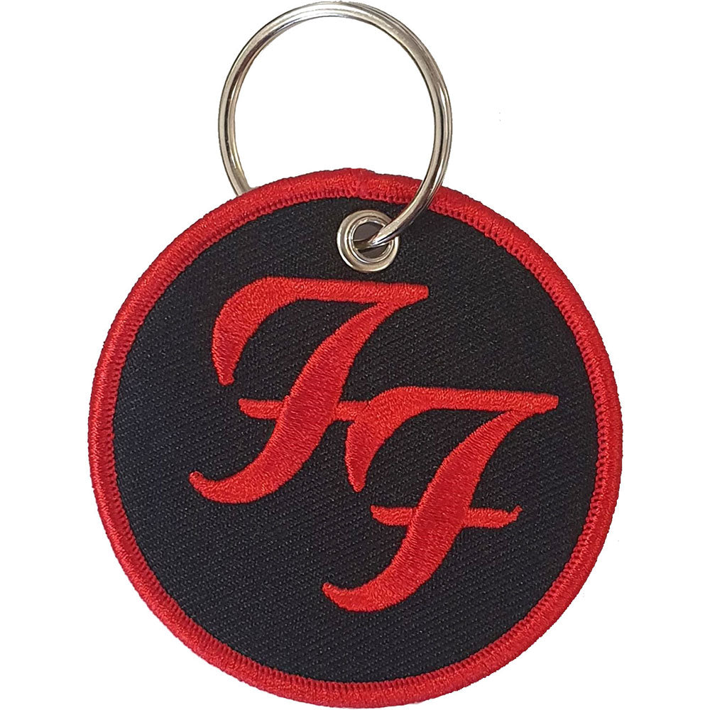 Foo Fighters Keychain: Circle Logo (Double Sided Patch) Sleutelhanger