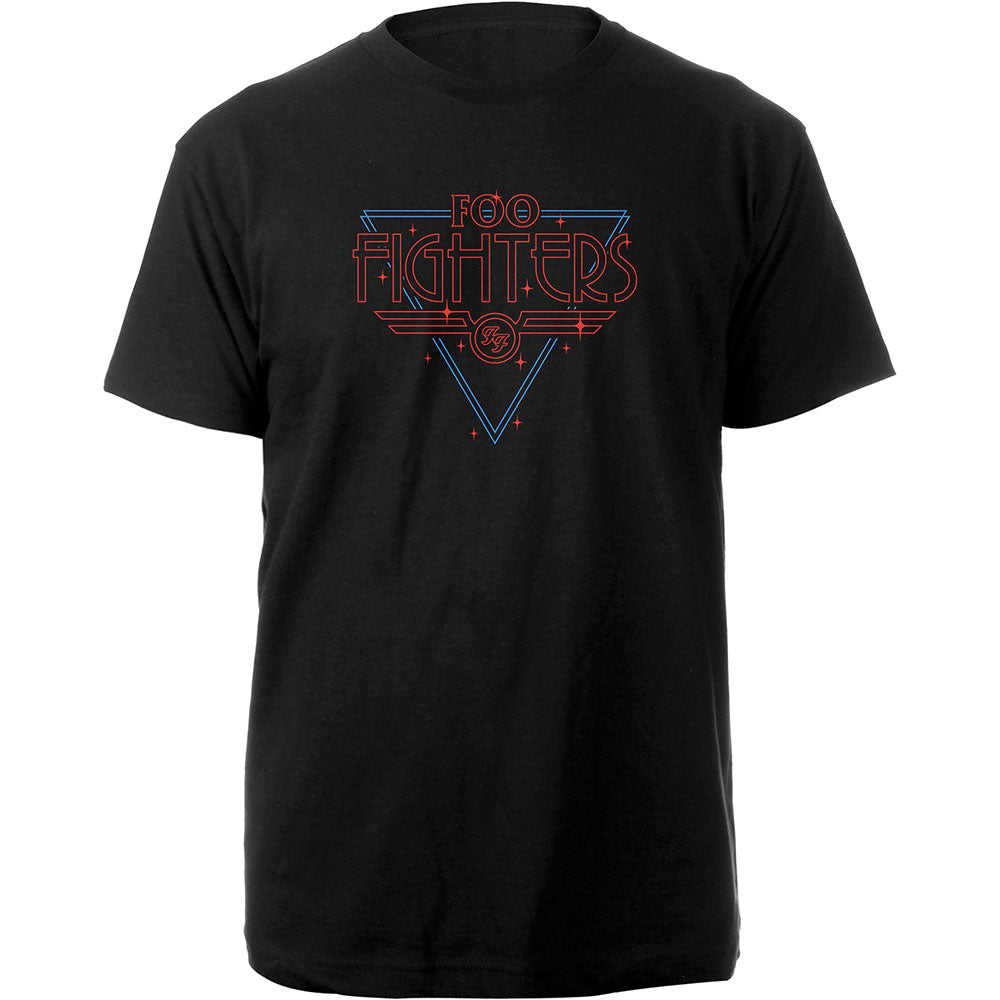 Foo Fighters Unisex T-Shirt: Black Disco Outline T-Shirt