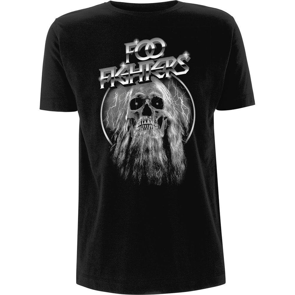 Foo Fighters Unisex T-Shirt: Bearded Skull T-Shirt