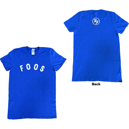 Foo Fighters Unisex T-Shirt: Foos Logo (Back Print) (Ex-Tour) T-Shirt
