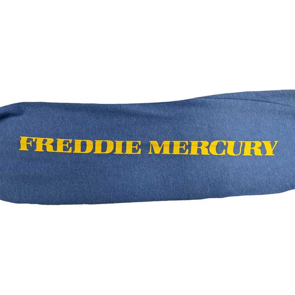 Freddie Mercury Unisex Long Sleeve T-Shirt: Mr Bad Guy (Sleeve Print) Long Sleeve T-Shirt