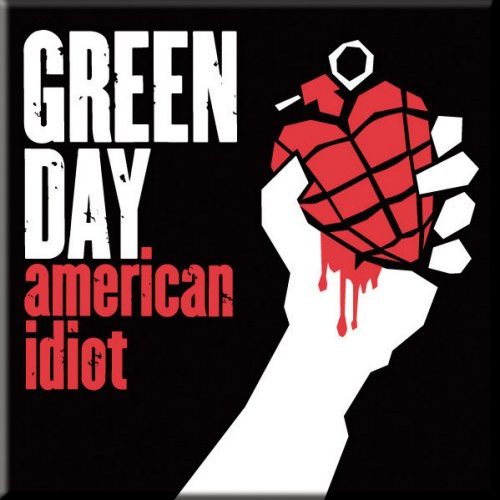 Green Day Fridge Magnet: American Idiot Koelkastmagneet