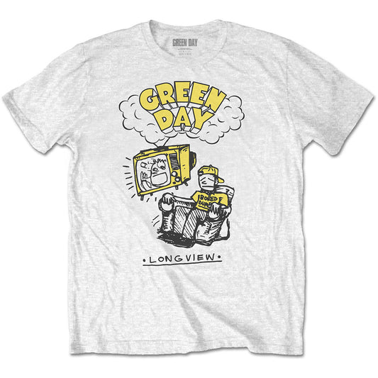 Green Day Unisex T-Shirt: Longview Doodle T-Shirt