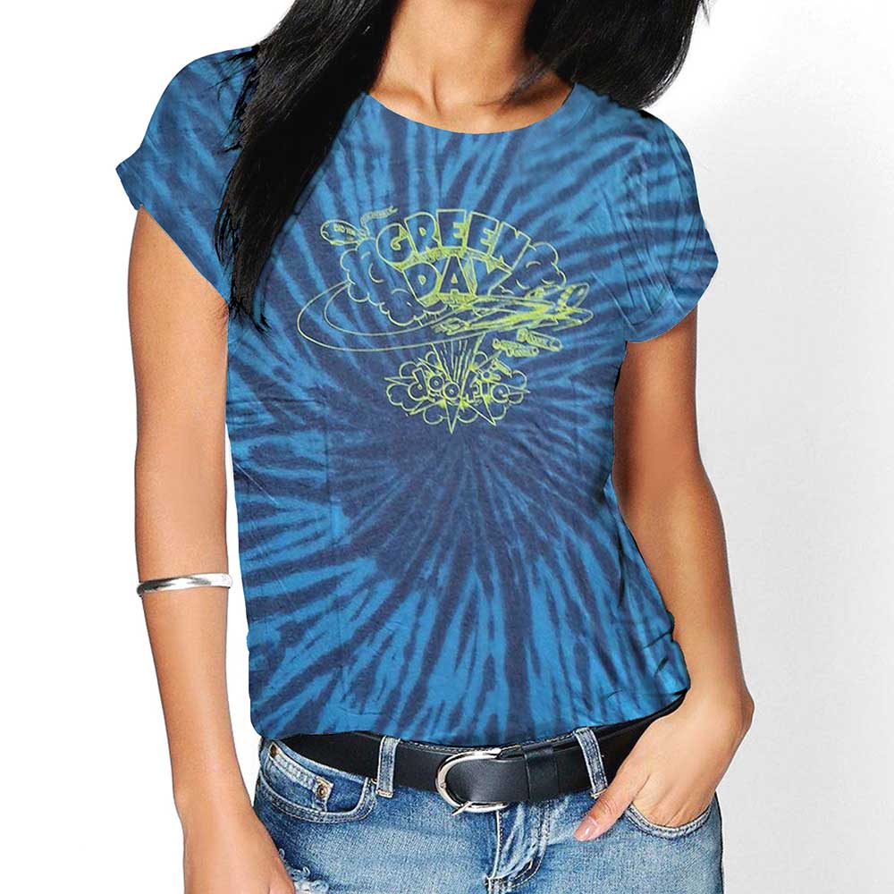 Green Day Unisex T-Shirt: Dookie Line Art (Wash Collection) T-Shirt