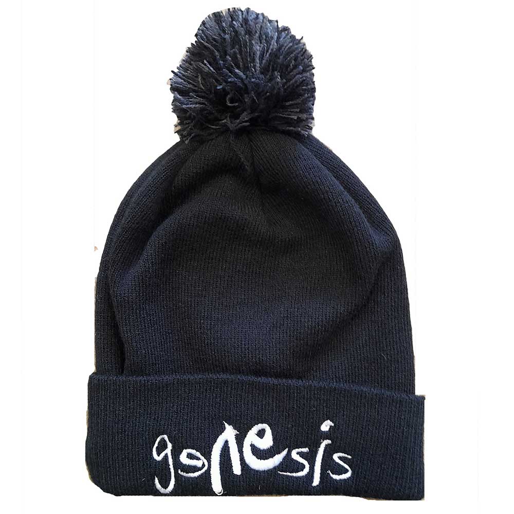 Genesis Unisex Bobble Beanie Hat: Logo (Ex-Tour) Bobble muts