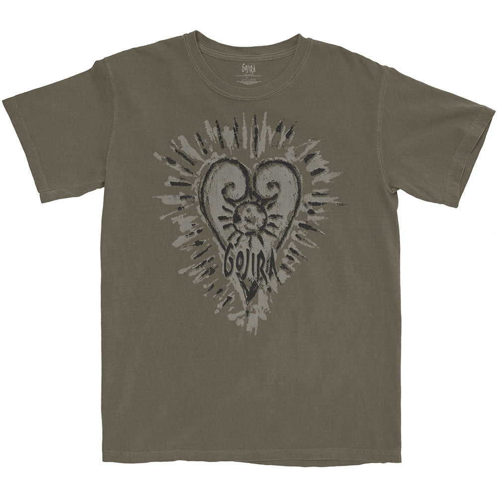 Gojira Unisex T-Shirt: Fortitude Heart T-Shirt