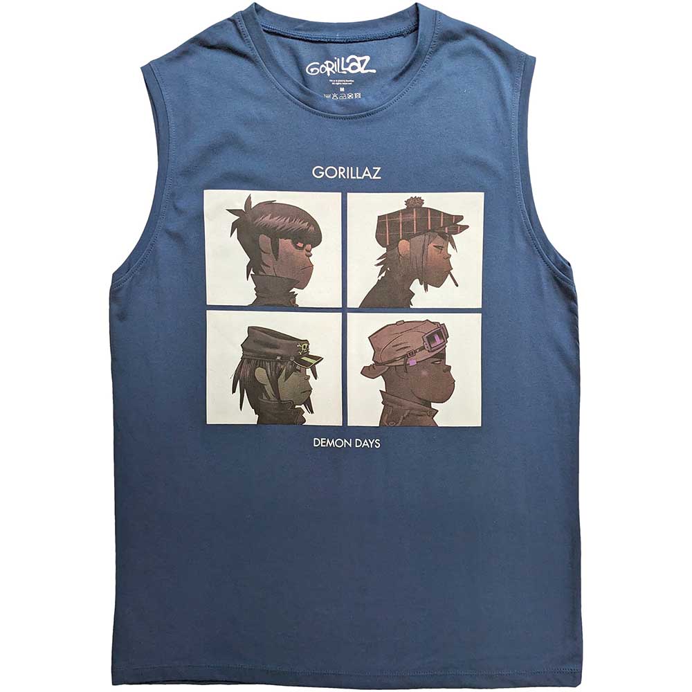 Gorillaz Unisex Tank T-Shirt: Demon Days Tank T-Shirt