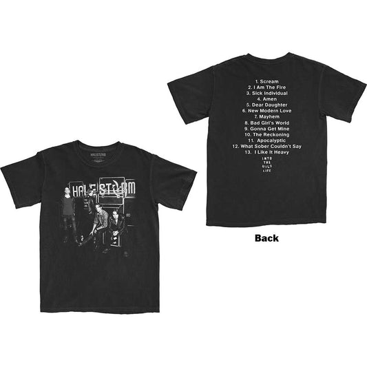 Halestorm Unisex T-Shirt: The Wild Cover (Back Print) T-Shirt