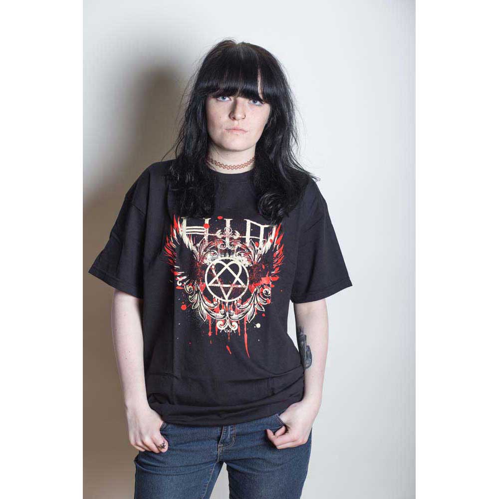 HIM Unisex T-Shirt: Wings Splatter T-Shirt