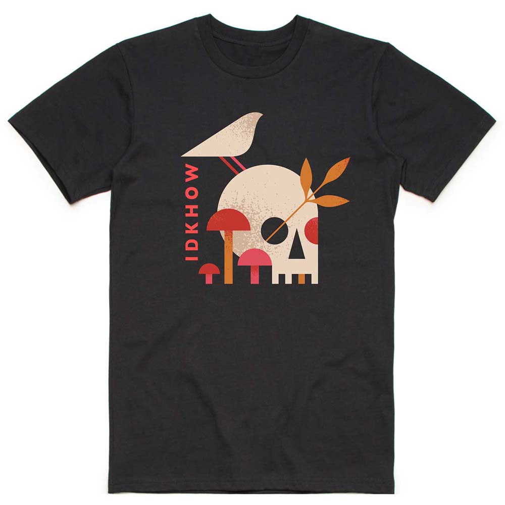 iDKHow Unisex T-Shirt: Mushroom Skull T-Shirt