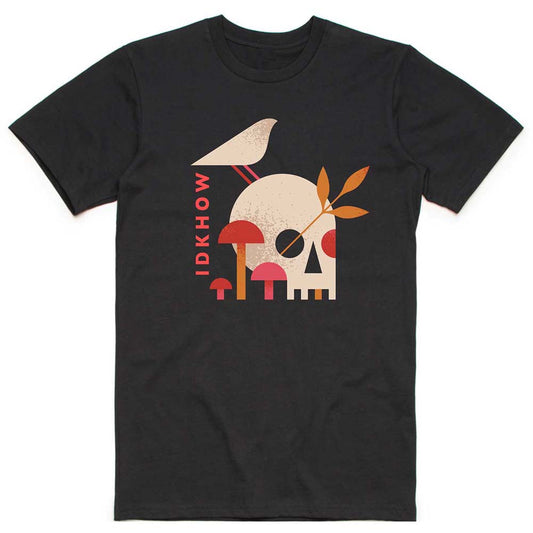iDKHow Unisex T-Shirt: Mushroom Skull T-Shirt