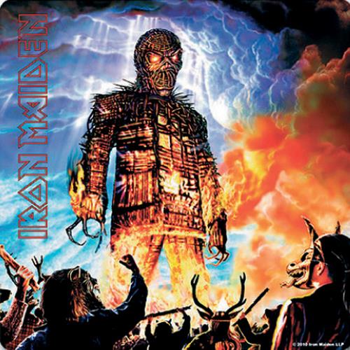 Iron Maiden Single Cork Coaster: Wicker Man Onderzetter