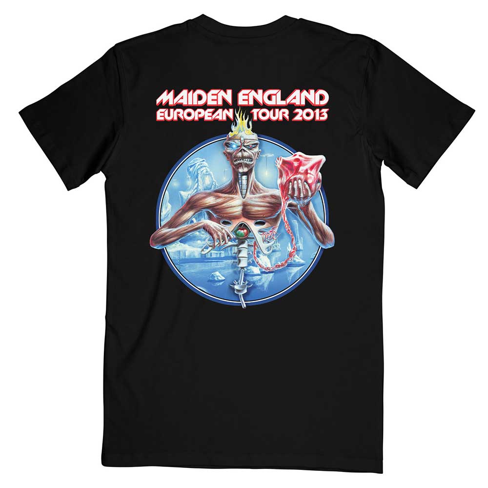Iron Maiden Unisex T-Shirt: Euro Tour (Back Print) T-Shirt